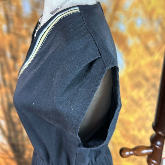 Vintage Sears black dress medium ribbon trim - Picture 3 of 11